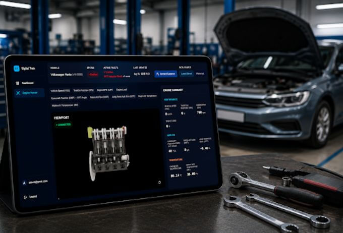 vehicular health monitoring digital twin