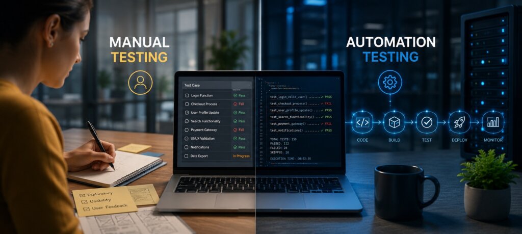 Manual vs Automation Testing: What Enterprises Need 1 manual vs automation testing